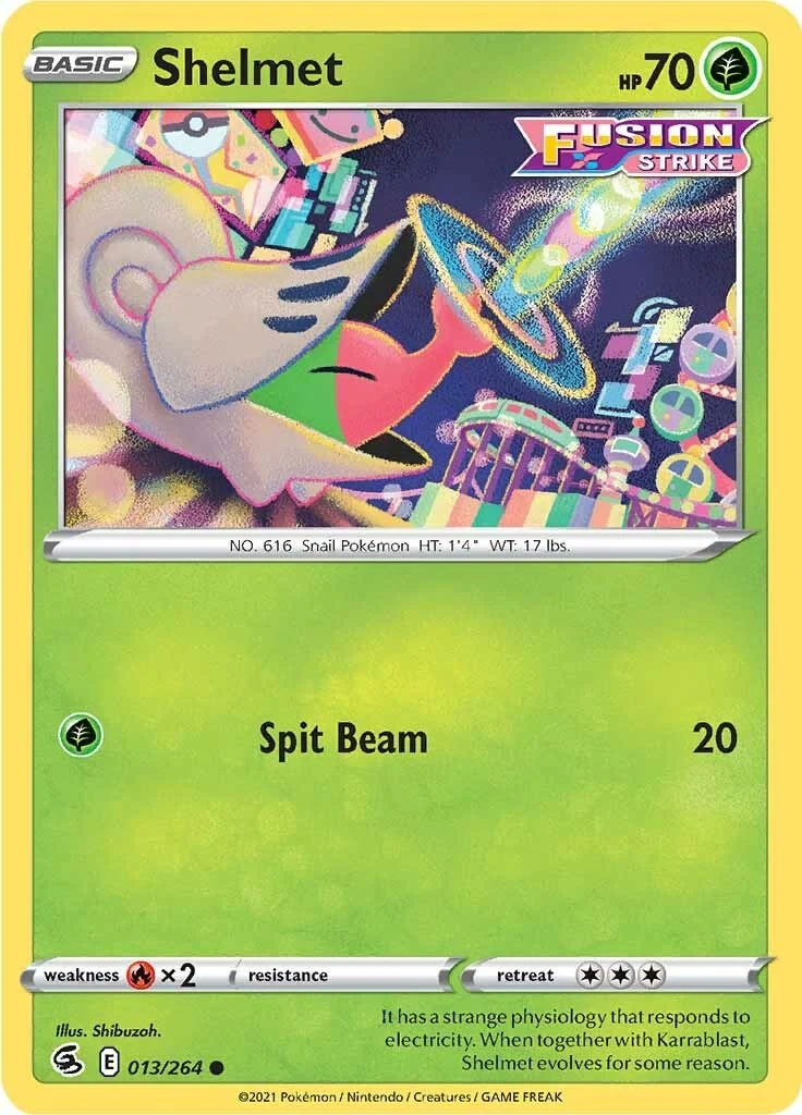 Shelmet (013/264) (SWSH08: Fusion Strike)