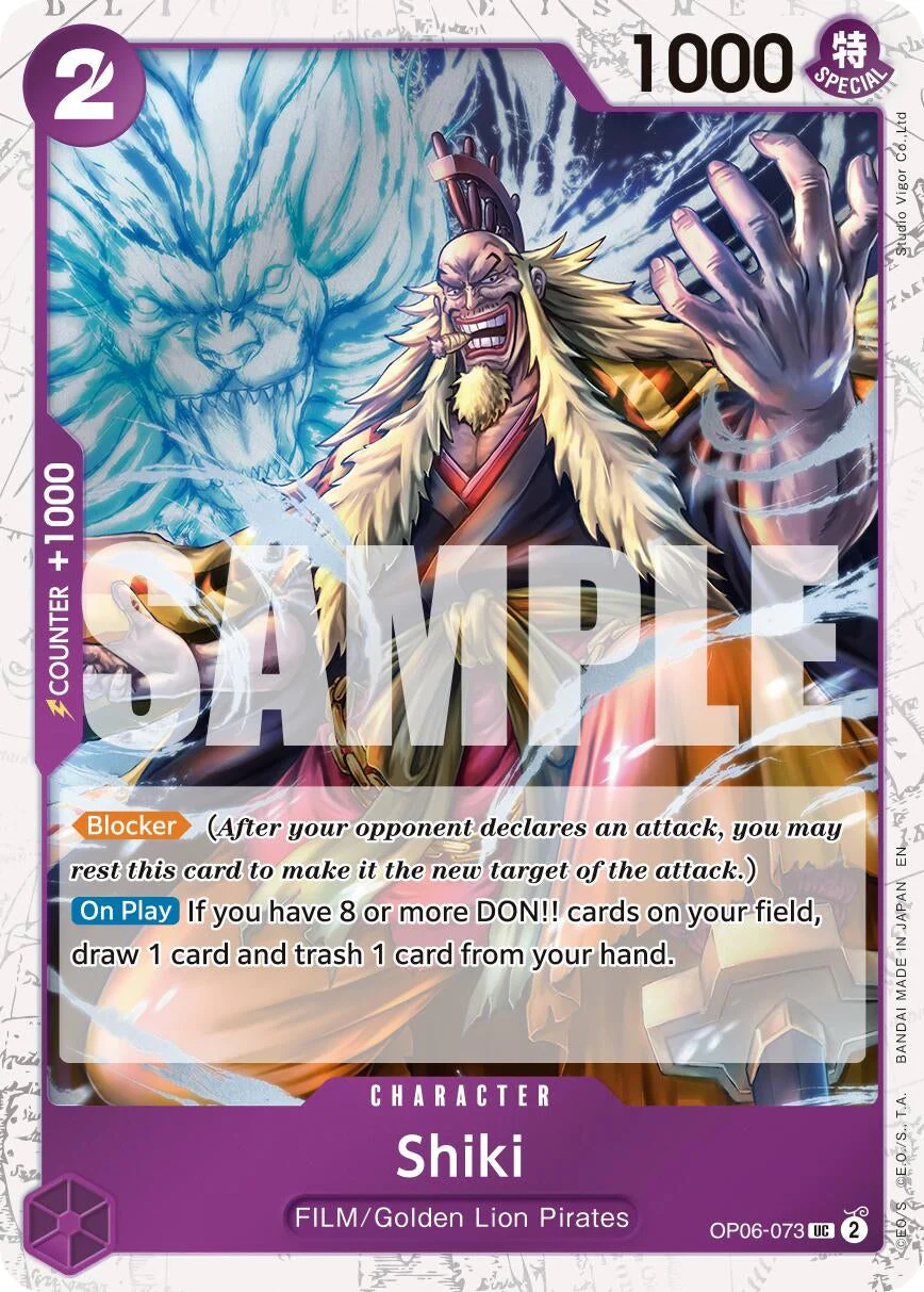 Shiki (Pirate Foil) (OP06-073) (Premium Booster -The Best- Vol. 2)