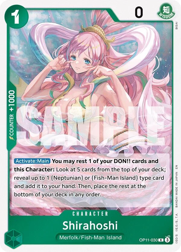 Shirahoshi (030) (OP11-030) (A Fist of Divine Speed)