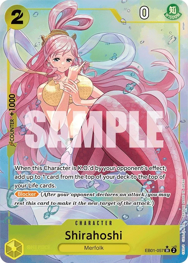 Shirahoshi (Alternate Art) (EB01-057) (Extra Booster: Memorial Collection)