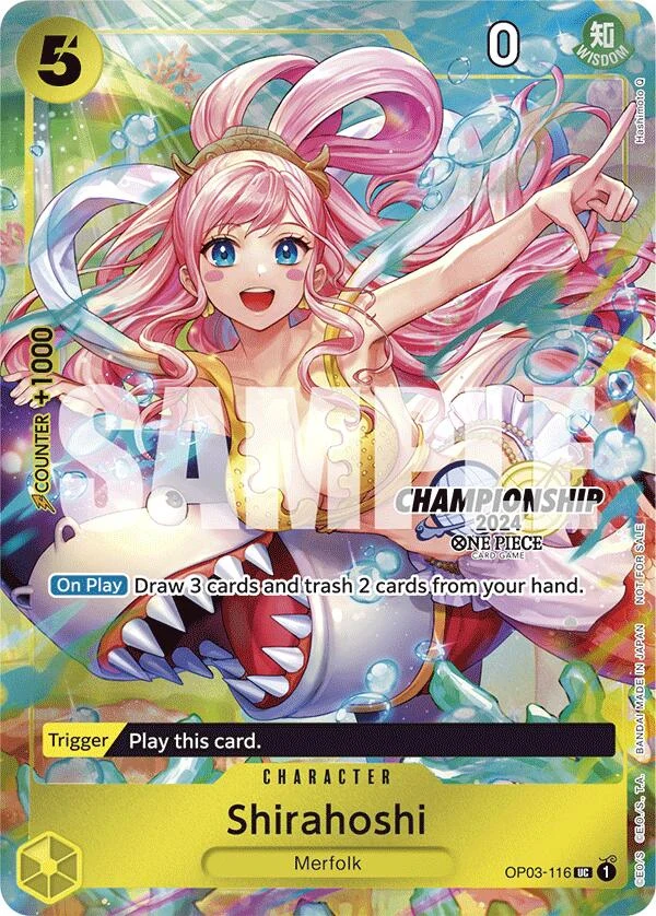 Shirahoshi (CS 2024 Celebration Pack) (OP03-116) (One Piece Promotion Cards)
