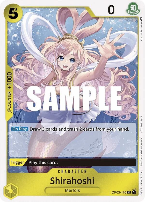 Shirahoshi (Dash Pack) (OP03-116) (Kingdoms of Intrigue)