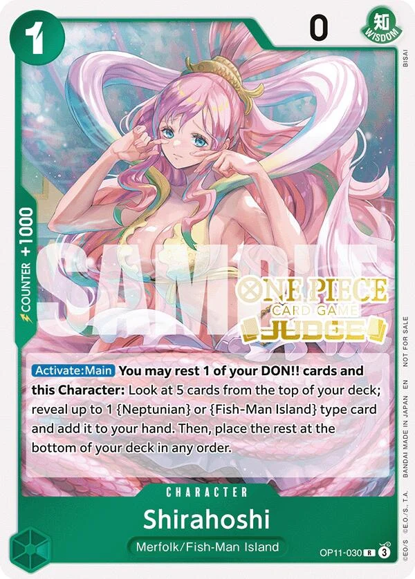 Shirahoshi (Judge Pack Vol. 7) (OP11-030) (One Piece Promotion Cards)