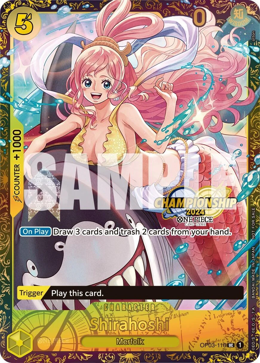 Shirahoshi (October Championship 2024 Online Regional) (OP03-116) (One Piece Promotion Cards)