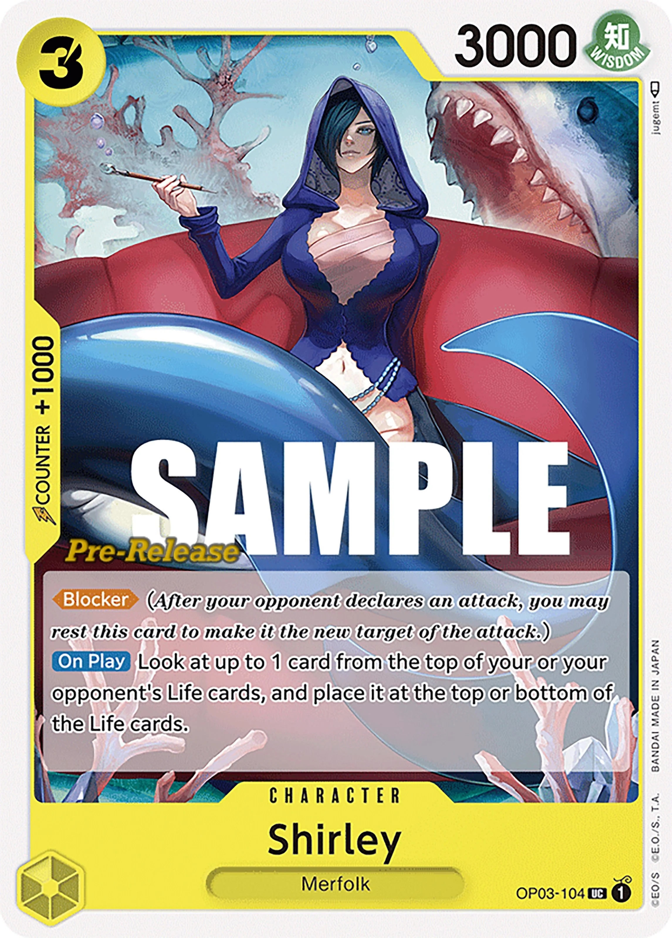 Shirley (OP03-104) (Pillars of Strength Pre-Release Cards)