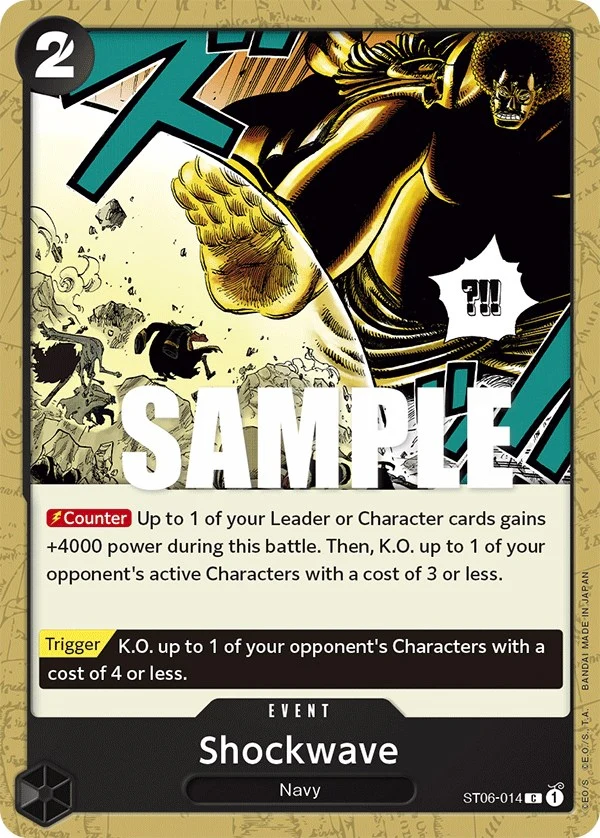 Shockwave (ST06-014) (Starter Deck 6: Absolute Justice)
