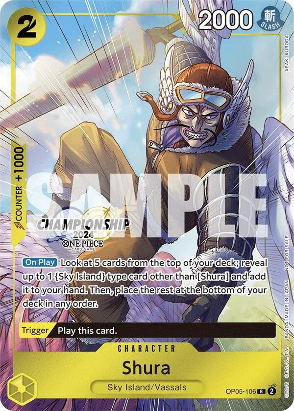 Shura (CS 2024 Celebration Pack) (OP05-106) (One Piece Promotion Cards)