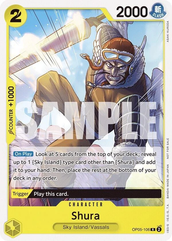 Shura (Tournament Pack Vol. 7) (OP05-106) (One Piece Promotion Cards)