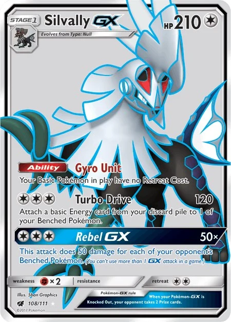 Silvally GX (Full Art) (108/111) (SM - Crimson Invasion)
