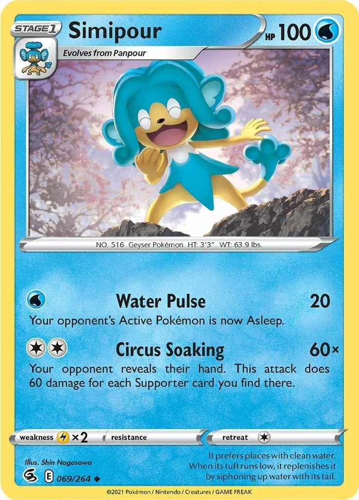 Simipour (069/264) (SWSH08: Fusion Strike)