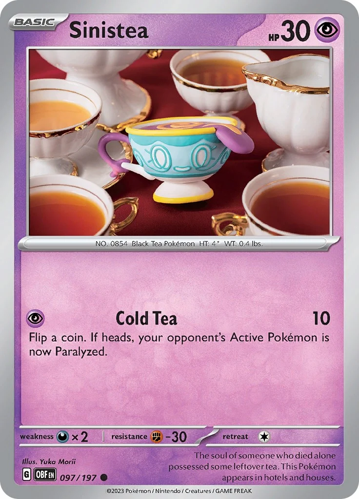 Sinistea (097/197) (SV03: Obsidian Flames)