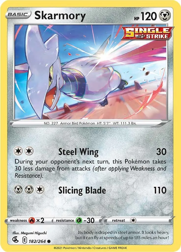 Skarmory (182/264) (SWSH08: Fusion Strike)