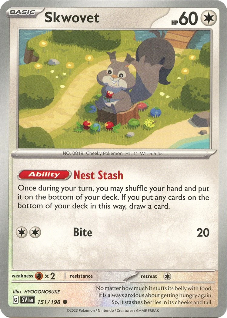 Skwovet (151/198) (SV01: Scarlet & Violet Base Set)
