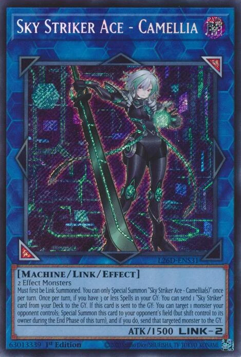 Sky Striker Ace - Camellia (Secret Rare) (L26D-ENS31) (Legendary Modern Decks 2026)