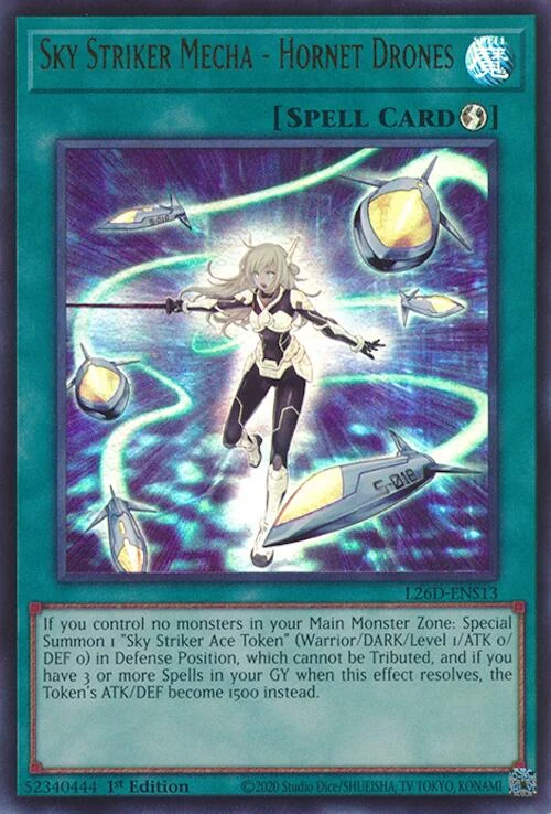 Sky Striker Mecha - Hornet Drones (L26D-ENS13) (Legendary Modern Decks 2026)