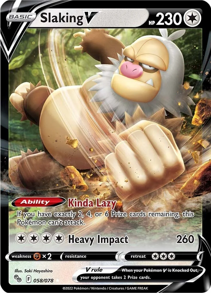 Slaking V (058/078) (Pokemon GO)