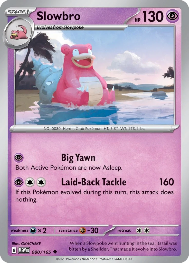 Slowbro (080/165) (SV: Scarlet & Violet 151)