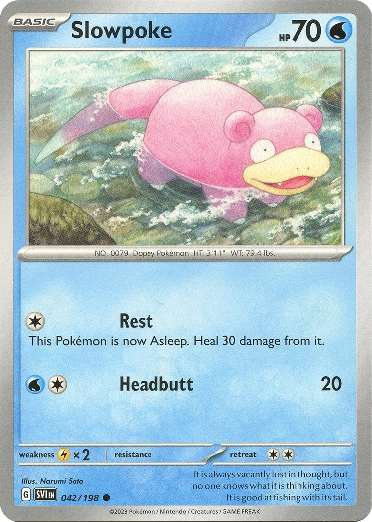 Slowpoke (042/198) (SV01: Scarlet & Violet Base Set)