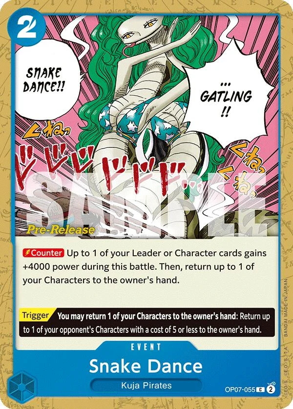 Snake Dance (OP07-055) (500 Years in the Future Pre-Release Cards)