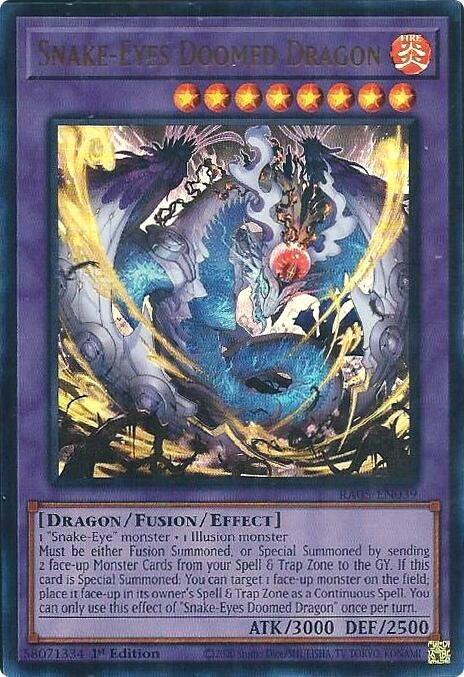 Snake-Eyes Doomed Dragon (Ultra Rare) (RA05-EN039) (Rarity Collection 5)