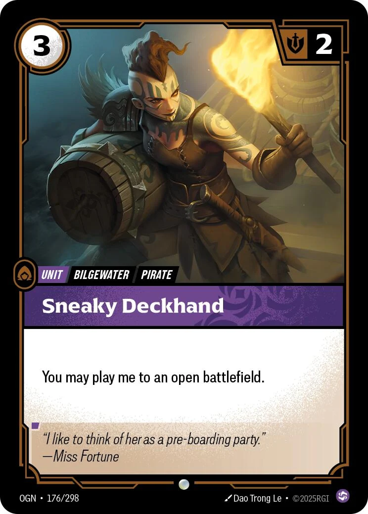 Sneaky Deckhand (176/298) (Origins)