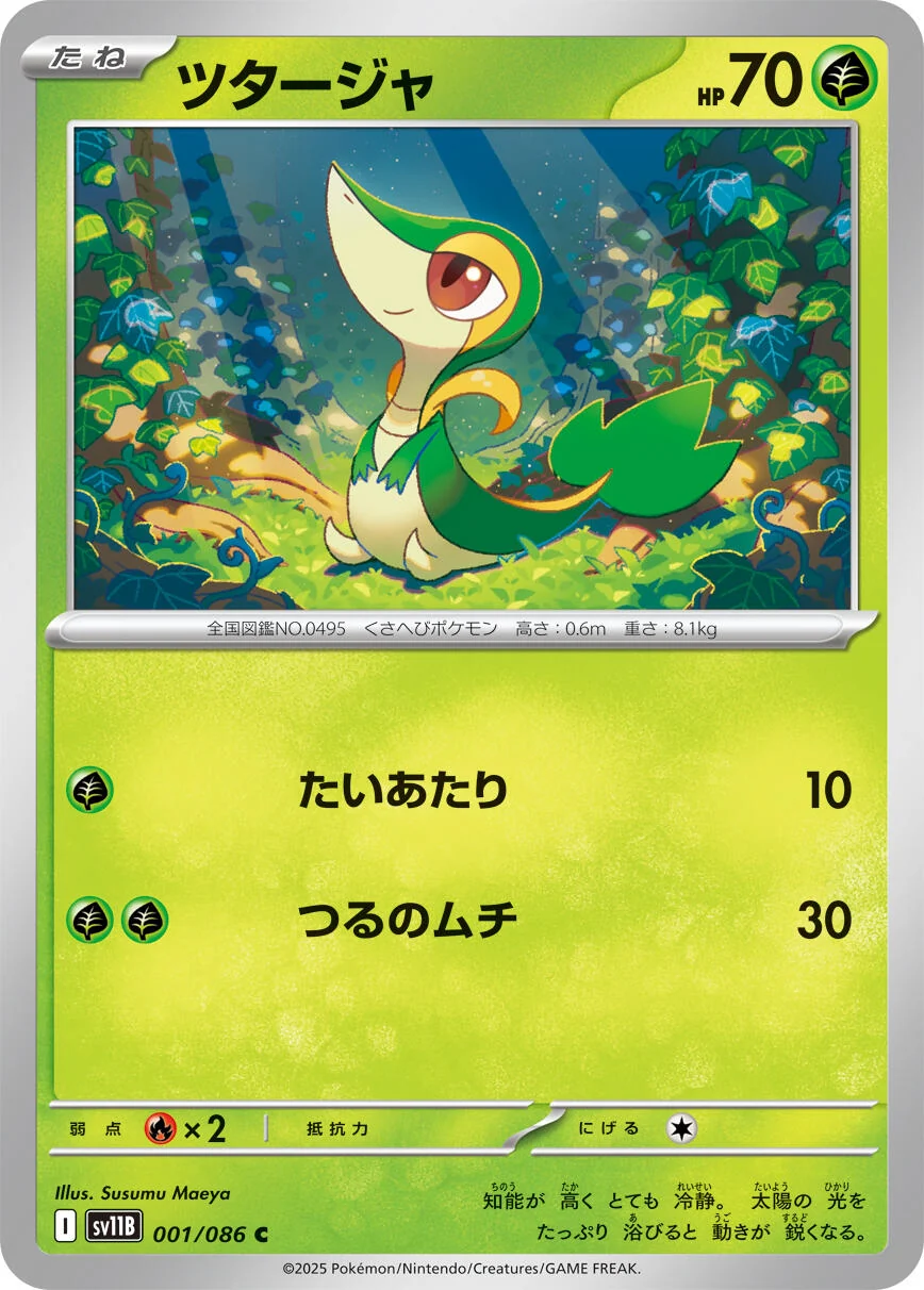 Snivy (001/086) (SV11B: Black Bolt)