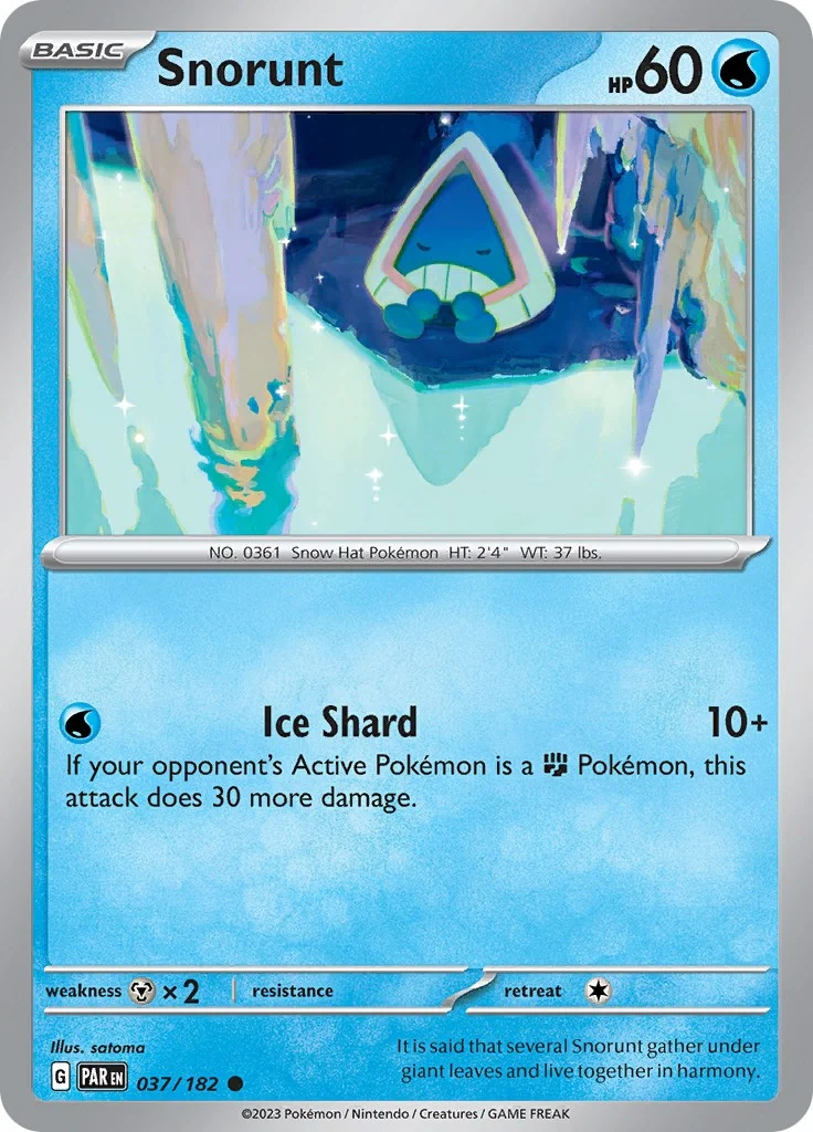 Snorunt (037/182) (SV04: Paradox Rift)