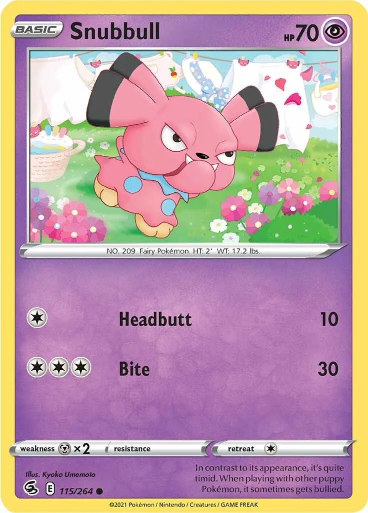 Snubbull (115/264) (SWSH08: Fusion Strike)