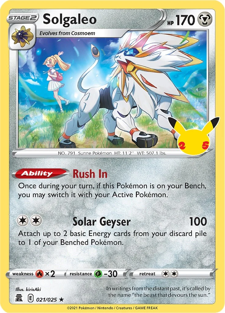 Solgaleo (021/025) (Celebrations)