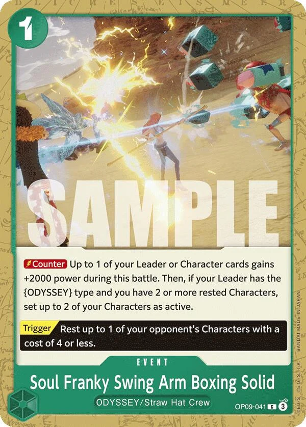 Soul Franky Swing Arm Boxing Solid (OP09-041) (Emperors in the New World)
