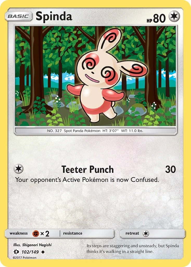 Spinda (102/149) (SM Base Set)
