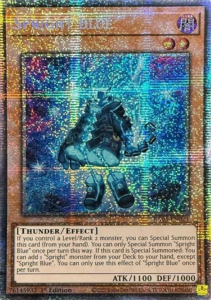 Spright Blue (Starlight Rare) (RA05-EN021) (Rarity Collection 5)