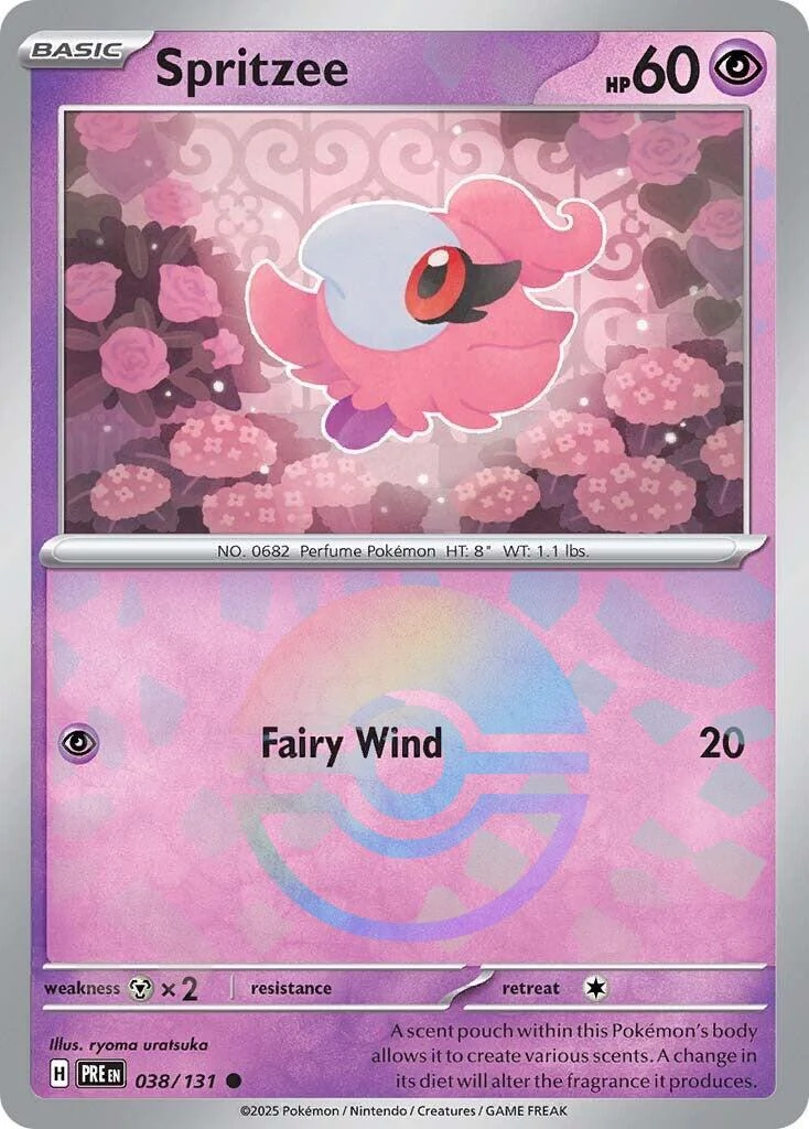 Spritzee (Poke Ball Pattern) (038/131) (SV: Prismatic Evolutions)