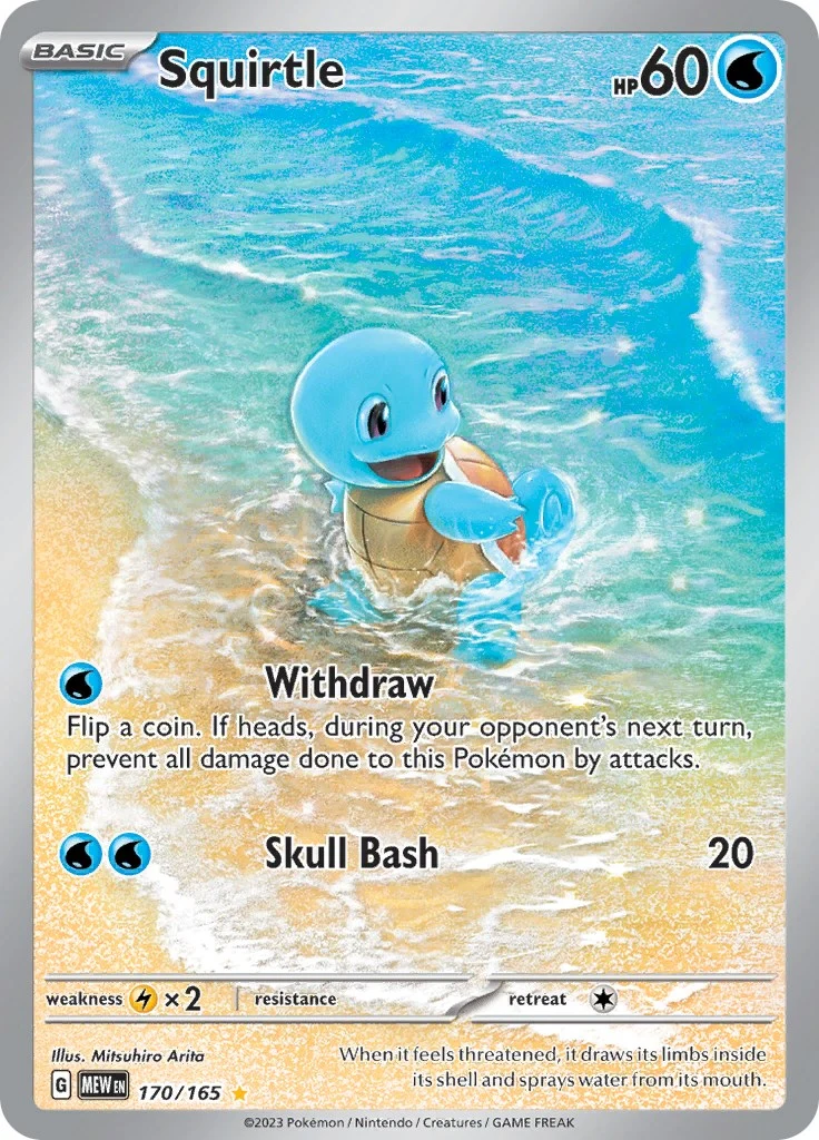 Squirtle (170/165) (SV: Scarlet & Violet 151)