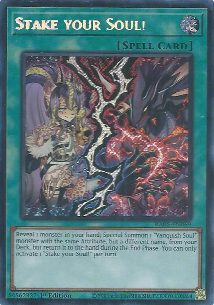 Stake your Soul! (Secret Rare) (RA05-EN069) (Rarity Collection 5)