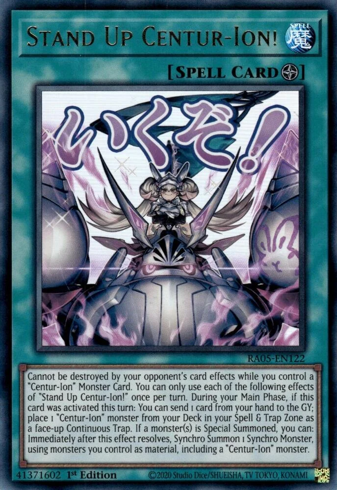 Stand Up Centur-Ion! (RA05-EN122) (Rarity Collection 5)