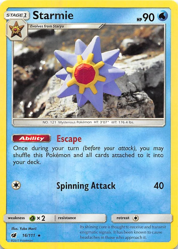 Starmie (16/111) (SM - Crimson Invasion)