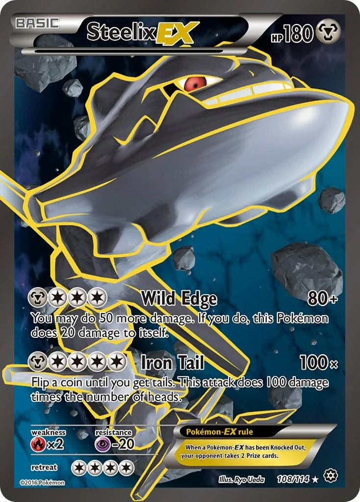 Steelix EX (Full Art) (108/114) (XY - Steam Siege)