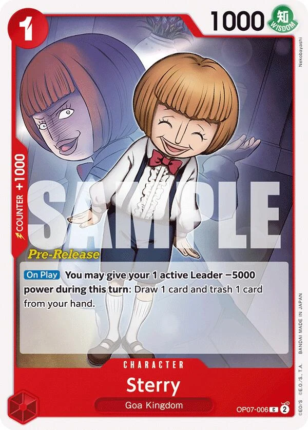 Sterry (OP07-006) (500 Years in the Future Pre-Release Cards)