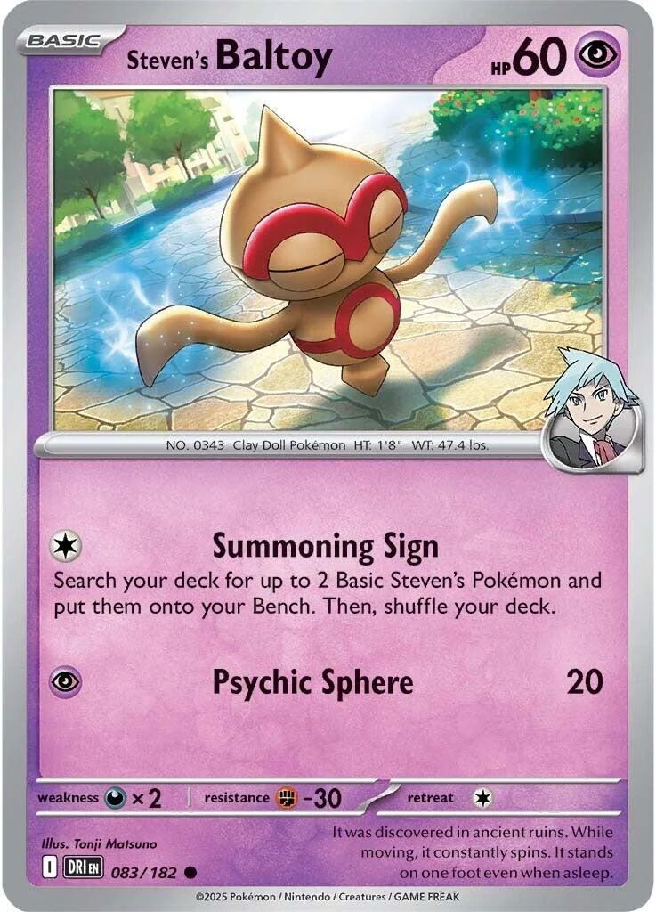 Steven's Baltoy (083/182) (SV10: Destined Rivals)