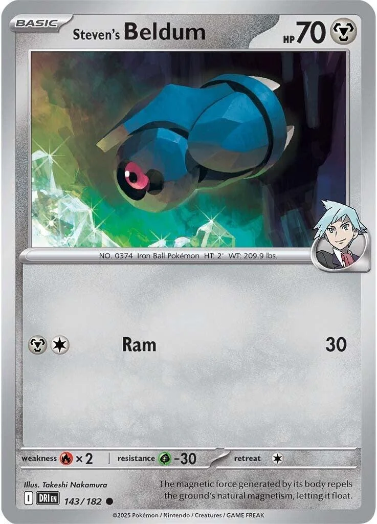 Steven's Beldum (143/182) (SV10: Destined Rivals)