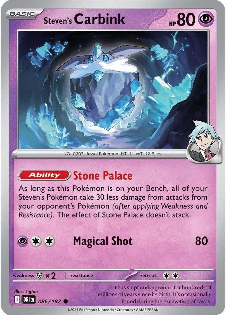 Steven's Carbink (086/182) (SV10: Destined Rivals)