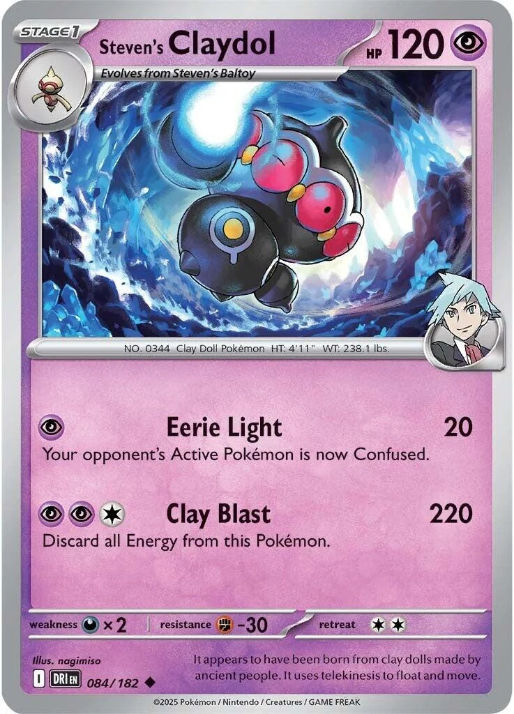 Steven's Claydol (084/182) (SV10: Destined Rivals)