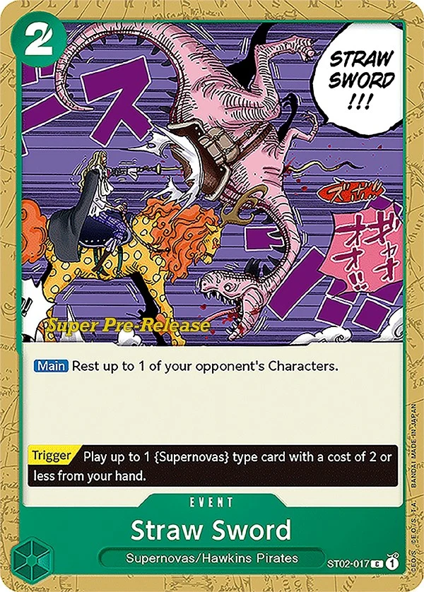 Straw Sword (ST02-017) (Super Pre-Release Starter Deck 2: Worst Generation)