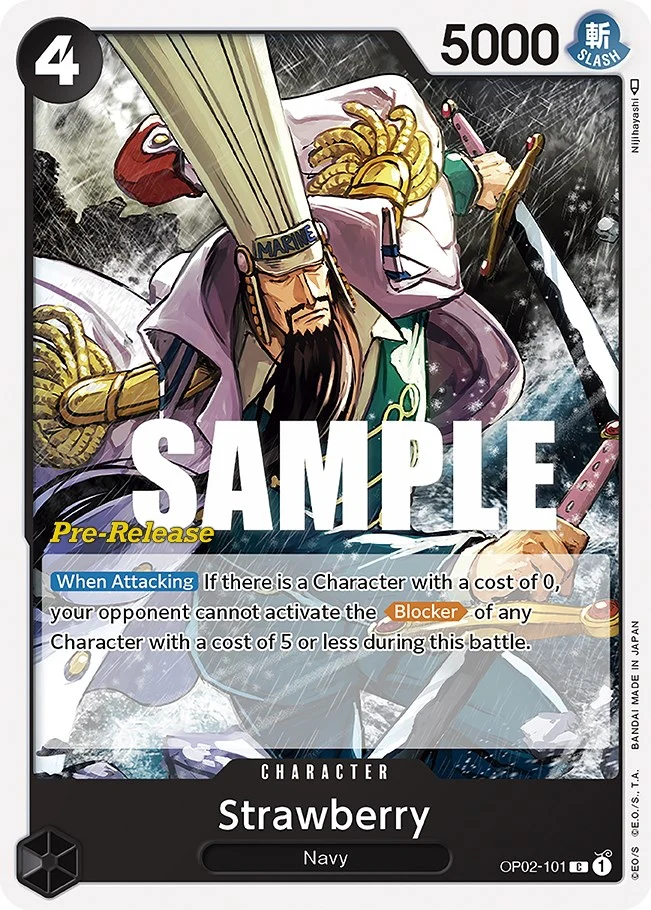Strawberry (OP02-101) (Paramount War Pre-Release Cards)