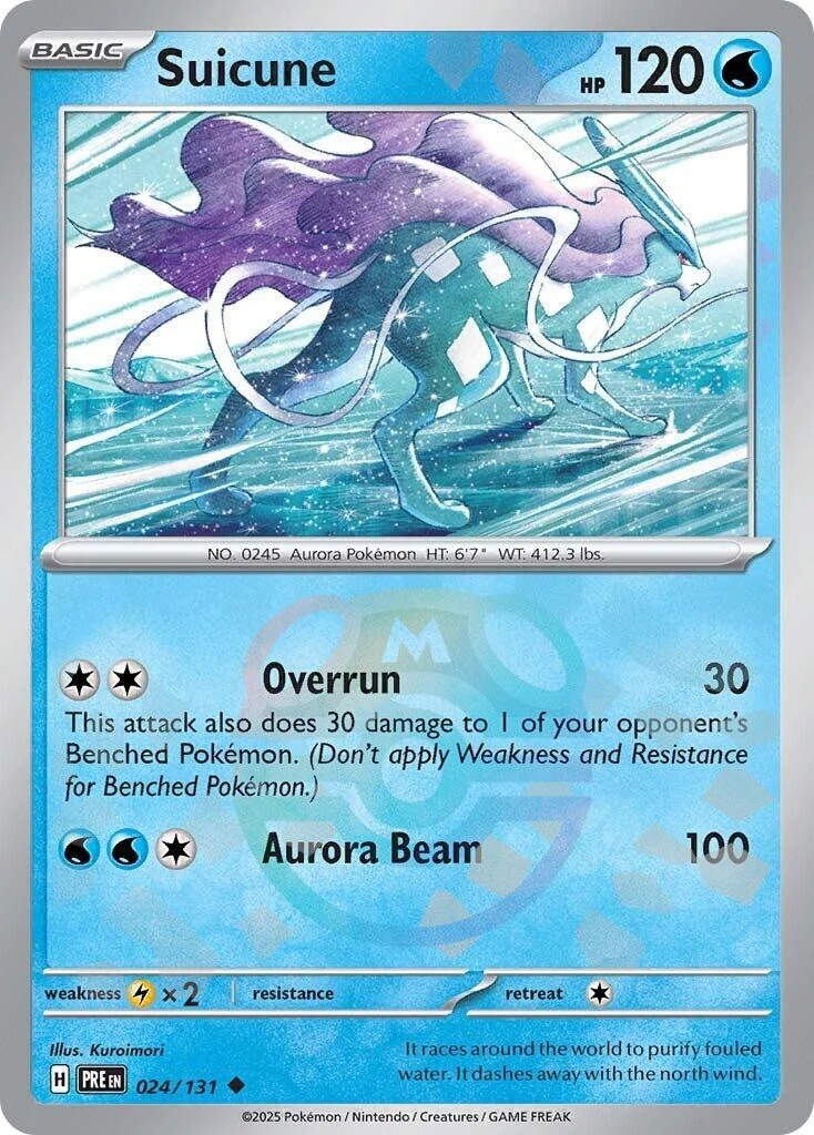 Suicune (Master Ball Pattern) (024/131) (SV: Prismatic Evolutions)