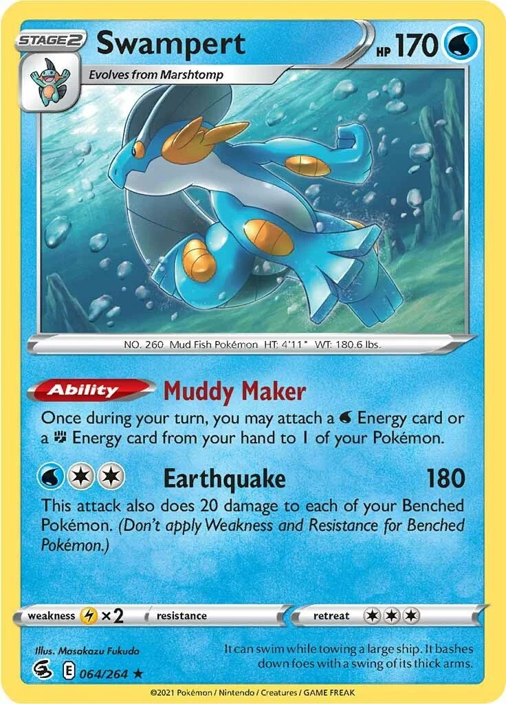 Swampert (064/264) (SWSH08: Fusion Strike)