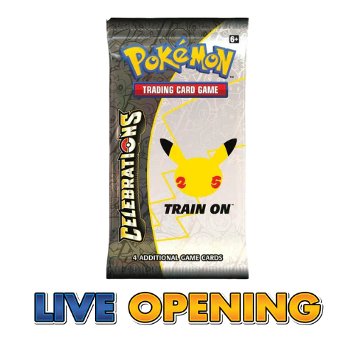 Sword & Shield: Celebrations 25th Anniversary - Booster Pack (Live)