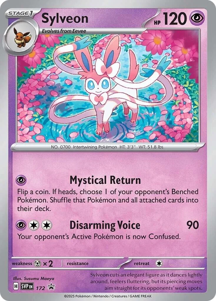 Sylveon - 172 (Cosmos Holo) (172) [SV: Scarlet & Violet Promo Cards]