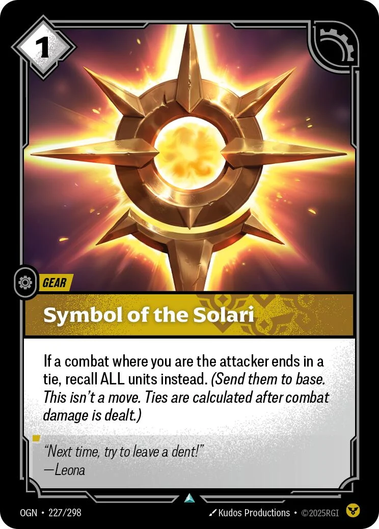 Symbol of the Solari (227/298) (Origins)